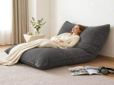 Artiss 3 in 1 Bean Chair with Filler Convertible Bean for Adults, Corduroy DIY Stuffed Bean BD-3IN1-GR-5FILLER