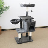 CATIO Chipboard Flannel Cat Scratching Tree - Abode 112cm V390-C200468
