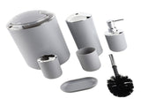 6pcs/set Bathroom Accessories Set Toothbrush Holder,Trash Can,Soap Dispenser V1294-YM0901-JY20664-03