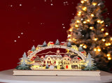 Christmas House LED Christmas Forest Scene Wooden Christmas Village for Shopping Mall Window V1294-YM0714-10309791
