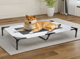 Raised Dog Bed Large Elevated Pet Bed Scratch and Moisture Resistant Breathable Kennel with Non-Slip V985-ELEVATEDDOGBED