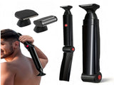 Black Men's Electric Back Shaver & Body Trimmer - USB Rechargable 180&deg Foldable Long Handle V888-ELOSUNG55251