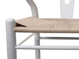 Levede 4x Dining Chairs Wooden Hans White CH1041-2-WHX2
