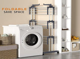CARLA HOME Folding Drying Rack with Wheels and Adjustable Side Wings for Laundry Rack and V178-36216