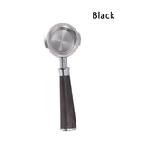 Bottomless Coffee Portafilter for Coffee Makers Stainless Steel Detachable Universal Black V1370-AZ4-20364