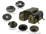 Riding Saddle Bag motor bike Saddlebags, Large Capacity Saddle Bags Hard Saddle Bags, with 2 V1369-AZ3-W-16125