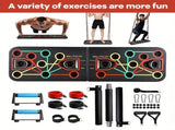 Push-Up Board Set with Resistance Bands V1142-LP601099548223924