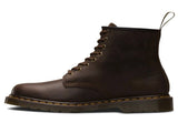 Dr. Martens 1460 8 Up Crazy Horse Leather Boots Shoes - Gaucho Brown V563-11822203-GCH-3