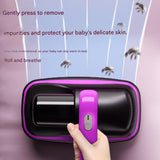 Purple Cordless Handheld Mite Removal Vacuum - UV Sanitising Light, High Suction, Auto Shut-Off V888-ELOSUNG53086