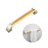 Wooden Grab Bar Wall Mounted Durable Grab Rails for Home Bathroom Withstand V1192-AZ-W-15809