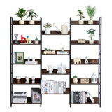 VEVOR Metal Bookshelf Rustic Bookshelf 14-Tier for Living room Bedroom & Office V952-JSSJZFXJSM14F3DI3V0