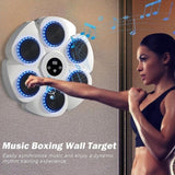 Bluetooth Boxing Machine Wall Mount White, Gloves Included, V178-66912