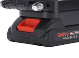 LED Work Light Battery Powered Handheld Flashlight with Dual USB Ports Cordless Lamp for Outdoor V1294-YM0901-3119250084613