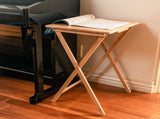 2pc Bamboo Folding Laptop Tray & Snack Table V915-(HO0160X2)