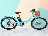 Everfit 26" Electric Bike City Bicycle eBike e-Bike Commuter w/ Battery BL EBIKE-C-CITY-BL-BAS