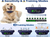 Dog Bark Collar for Large Medium Dogs,Automatic Barking Collar with 3 Training Mode,Rechargeable V1192-AZ-W-0654