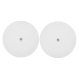 2Pcs Planter Rotating Base White Turntable Wheel for DIY Gardening Use V1369-AZ3-W-20735