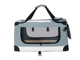 i.Pet Pet Carrier Soft Crate Dog Cat Travel 70x52CM Portable Foldable Car Large PET-CARRIER-L-BL