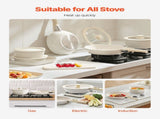 17 Piece Pots and Pans Set Nonstick, Detachable Handle Cookware, Space Saving Induction cookware V952-LGTZLGKCSB6GGB3OFV0