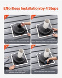 2 Pcs Metal Roof Pipe Flashing Boots Fit 170-355 mm Pipe High Temp EDPM V952-WDGDTGHSEDPMLQVCBV0
