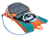 Black and Orange Patchwork Style Lightweight Outdoor Cycling Backpack - Durable and Water-Resistant V888-ELOSUNG17155