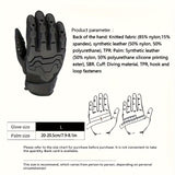 Men'S Full-Finger Gloves Tactical Gloves Touchscreen Gloves MTB Gloves Hiking - Brown - Size M V1106-140-066012-BRN-M