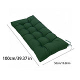 Outdoor Porch Swing Cushion Replacement - Waterproof Nylon Seat Cushion for Patio Furniture, Super V1369-AZ3-W-23926