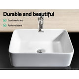 Cefito Bathroom Basin Ceramic Vanity Sink Hand Wash Bowl 48x37cm White CB-037-WH