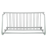 10 Holders Floor Bike Rack, 59" Length All-Steel Grid Bike Rack, 10-Bike Capacity Dual-Side Storage V952-TCJ-10C0000000001V0