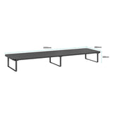 activiva Black Dual Monitor Riser V186-ACA-MSTD-03BLK