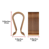 Wooden Headphones Stand/Wooden Headphone Hanger/Wood Headset Holder/Earphone Desk Display Hanger V1192-AZ-W-0076