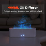 aromatherapy essential oil diffuser, humidifier, 400ml, full-color LED lights, timer auto shut-off, V1347-730-42229-WHT-D