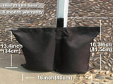 Worgeous Canopy Weights Heavy Duty Black 4Pcs 13.76X12.58X1.97in V1192-AZ-W-23883