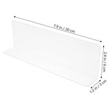 20Pcs Clear Shelf Dividers for Wire Shelving Cabinet and Closet Organization V1369-AZ3-W-20826