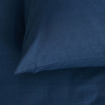 Minikins Junior Cotton Combo Fitted Sheet Set Storm Navy Single V442-SIM-FITTEDSS-SOLID-STORMNAVY-SB