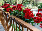 6Pcs Artificial Geraniums 14 Inch Lifelike Artificial Flowers with Adjustable Branches Long Lasting V1259-DP01-A-3227