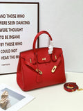 2025- Euro-american Elegant Crocodile Leather Handbag Bag - Birkin 35,red ,palladium Hardware V1192-D84