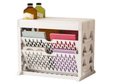 Book Rack Storage Bookshelf Small Storage Bookshelf Bookcase Large Capacity Easy Access for Living V1294-YM0901-3116230016117