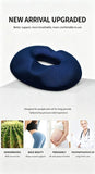 Memory Foam Donut Cushion for Women, Orthopedic Pressure Relief Seat Pillow, Breathable Hemorrhoid V1188-MS-812-026