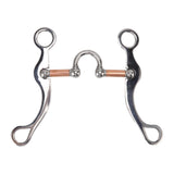 Horse Snaffle Bit Stainless Steel Rose Gold Plated Gag Loose Ring Outdoor Garden Cultivation V1294-YM3111220274211-0421