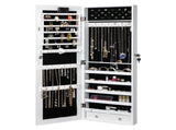 Levede Mirror Jewellery Cabinet Touch JB1017-TS-WH