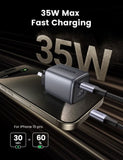 UGREEN 25112A Nexode 35W Dual Ports GaN Wall Power Charger V28-ACBUGN25112