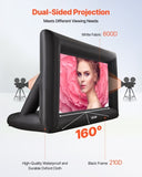 VEVOR 14 ft Inflatable Movie Screen 169 600D Movie Projector with Portable Bag V952-XCQSTYPMPJS1IEYCK001V3