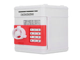 Electronic Money Saving Box ATM Password Cash Money Bank Security Lock Box for Children KidRed V1294-YM0523-3117210207212