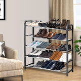 SOGA 2X 71x21cm 5 Layer Shoes and Slippers Organizer Rack Space Saving Shoe Storage Solution for RACK0022X2