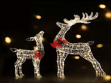Jingle Jollys Christmas Lights 2pcs Reindeer Set Fairy Light 170 LED Decorations XMAS-MOT-2DEER-WARM