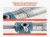 4 PCS Micrometer Set, 01/12/23/34 in Machinist Outside Micrometer, Ultra-Precision Accuracy, V952-QFCTZWJQFC04NF184001V0