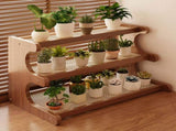 3-Tier Wooden Mug Rack for Coffee Station Countertop Cup Organizer and Display Shelf for Kitchen V1369-AZ3-W-11091
