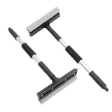 Extendable Handle Window Squeegee with Multi Sponge and Stainless Steel Blade, 2-Pack for Car and V1192-AZ-W-32799