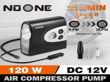 NOONE 3 IN 1 Air Compressor Tire Inflator 12V Portable Car Tire Inflator Pump V465-KJAP002